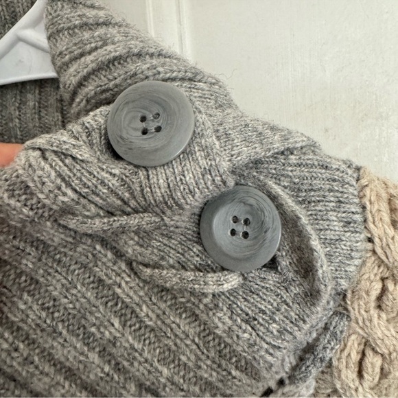 Sundance mixed knit lambswool turtleneck size small - Picture 2 of 8